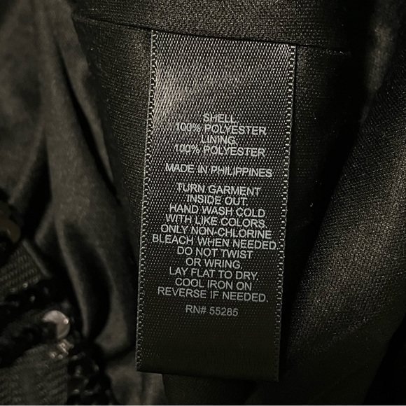 Express Black & Silver Sequin Mini Dress 3/4 Sleeves Deep V Cut Out Back - Picture 11 of 12